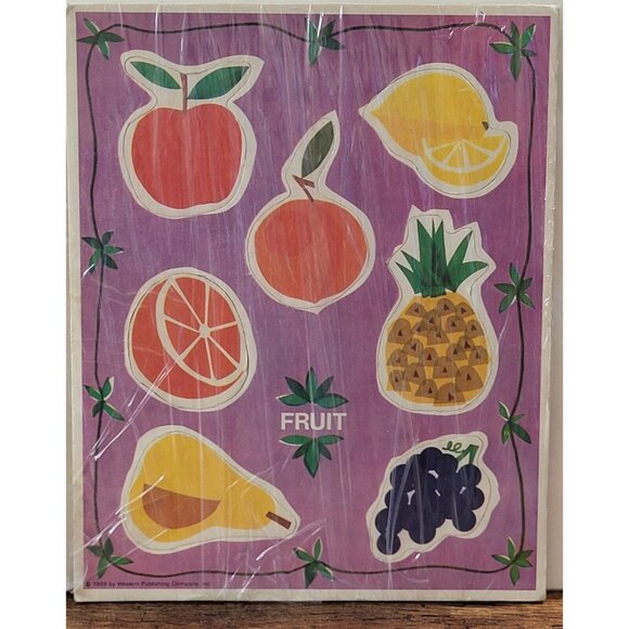 Lot of 2 Vintage Cardboard Kids' Tray Puzzles Western Publishing Co. 1969 - Picture 3 of 11